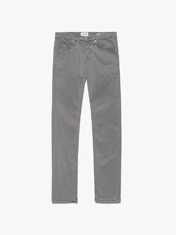Inexpensive Rip and Tear Men's JeansL'Homme Slim Brushed Twill -- Stone Grey