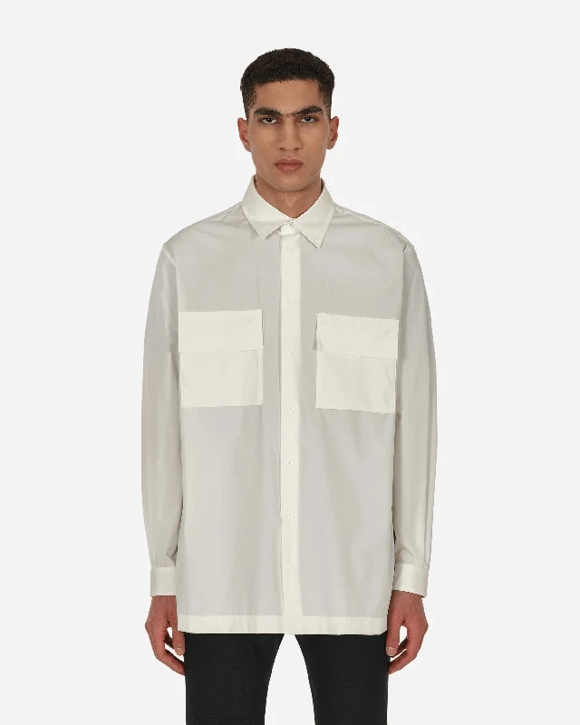 Men's Tab-Collar Shirts for a Crisp LookESC Woven Shirt White