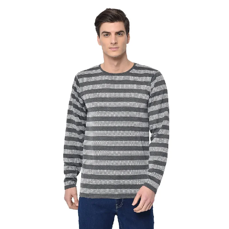 Layered Men's VestsMack Jonney Full Sleeve Grey T-shirt For Men's
