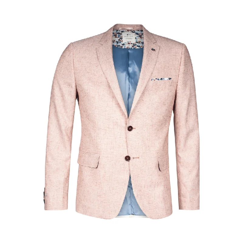 Giordano Robert Comfort Fit Blazer Linen-Look Pastel 512602