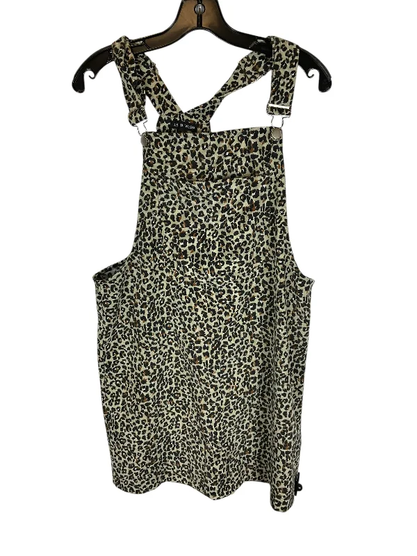 Men's Pants with Graphic PrintsOveralls By As U Wish In Animal Print, Size: M