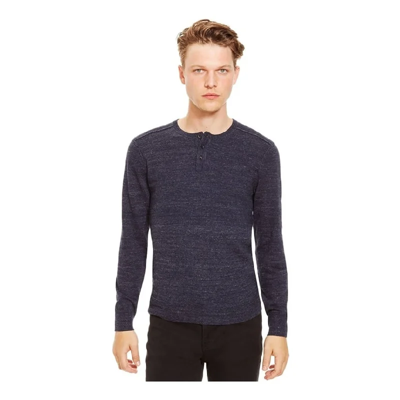 Men's Sweaters with Patch PocketsKenneth Cole Mens Marled Slub Pullover Sweater, Blue, XX-Large Men's Sweaters with Patch PocketsKenneth Cole Mens Marled Slub Pullover Sweater, Blue, XX-Large