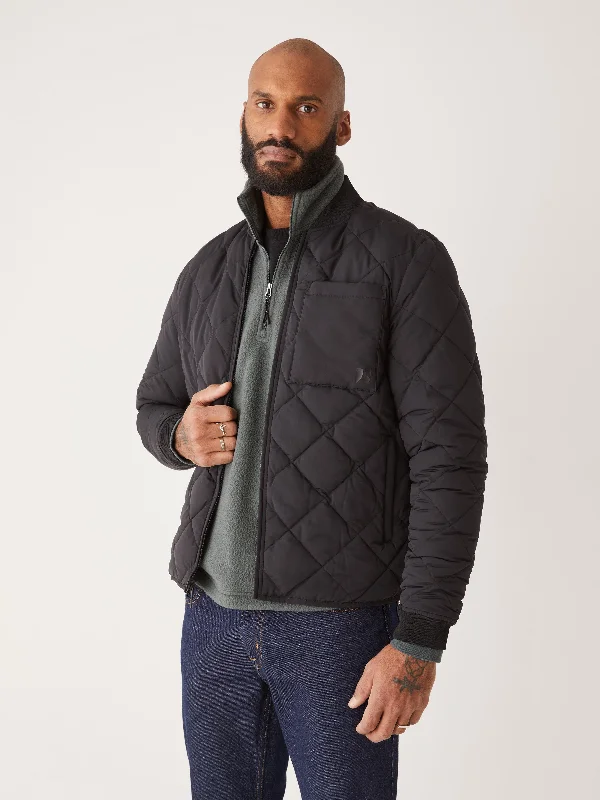 Men's Coats for RunningThe Skyline Reversible Bomber in Black