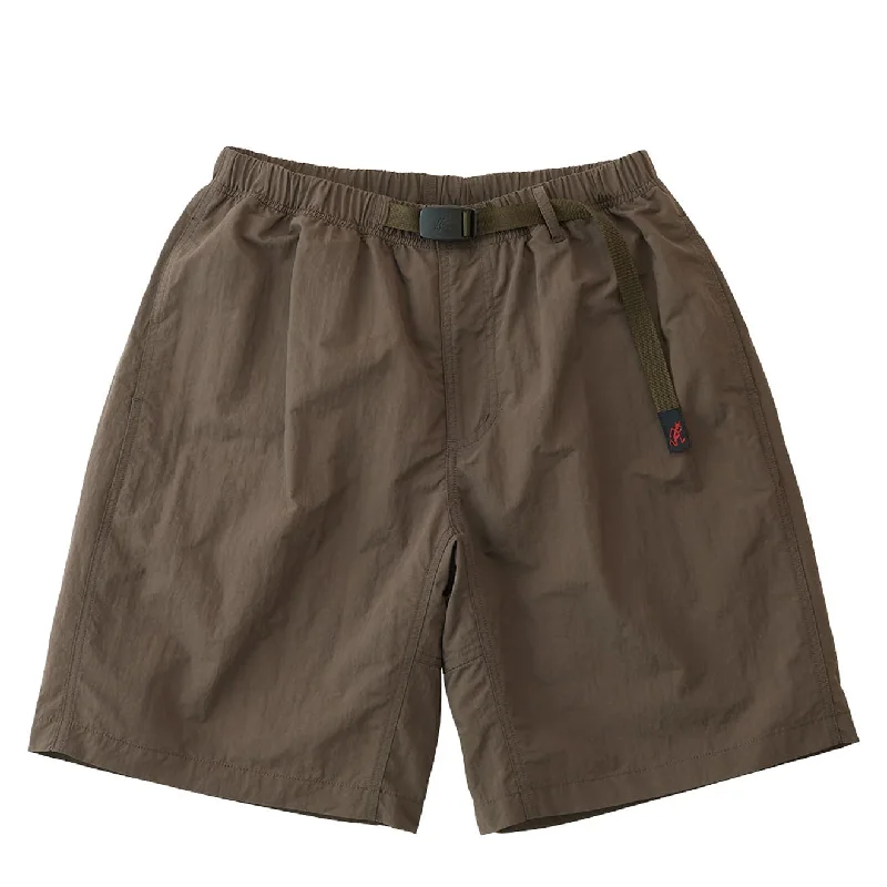 Men's Relaxed-Fit Pants for ComfortGramicci Nylon Loose Short Dark Brown
