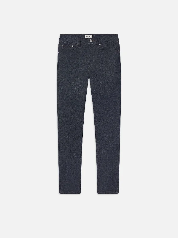 Authentic Raw Denim Men's JeansFlannel Modern Straight -- Martino