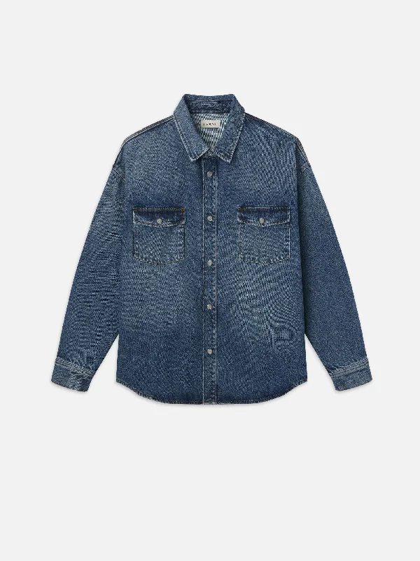 Men's Jeans in Unique PatternsRelaxed Denim Shirt -- Briset
