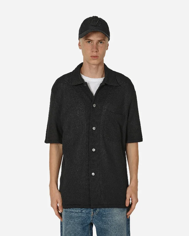 Men's Weekend Shirts for Leisurely OutingsBox Shortsleeve Shirt Black