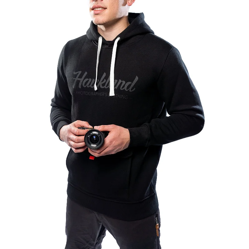 Men's Hoodies with LogoHaukland Hoodie Schwarz (Auslaufmodell)