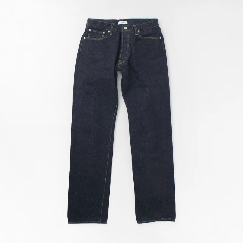 Leather Patch Embellished Men's JeansFUJITO / Acer Denim Jeans