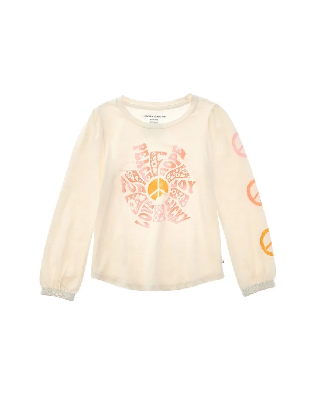 Men's Shirts with Contrast StitchingLucky Brand Peace T-Shirt