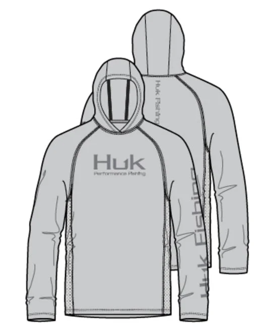 Men's Hoodies with Ribbed HemsHuk Men's Vented Pursuit Tech Hoodie 2023