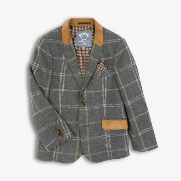 Club Jacket | Smoky Windowpane