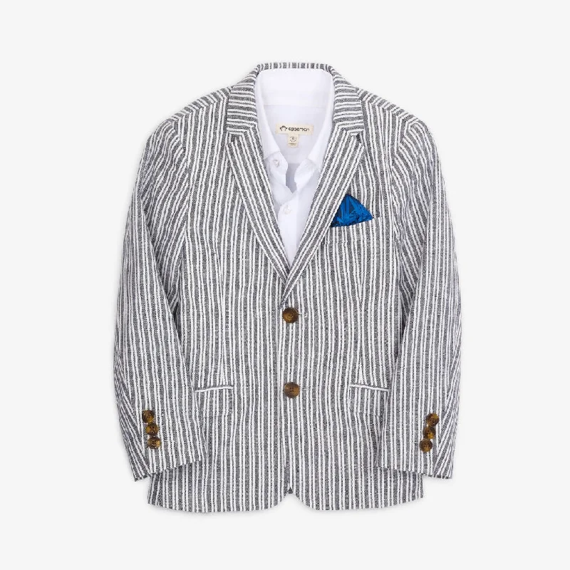 Sports Jacket | Navy Stripe