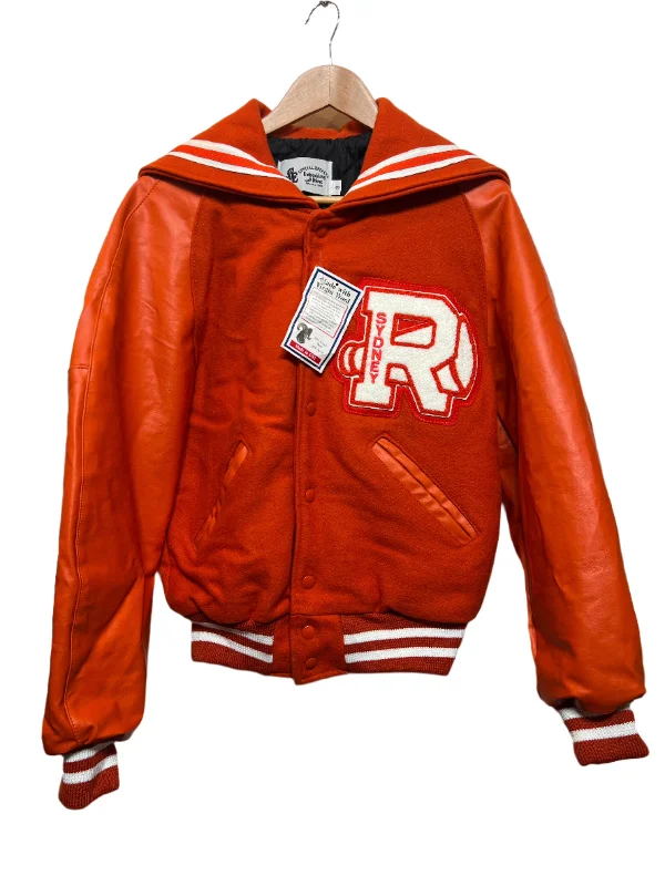 Men's Coats for Every BudgetMens Orange Varsity Jacket (Size S)