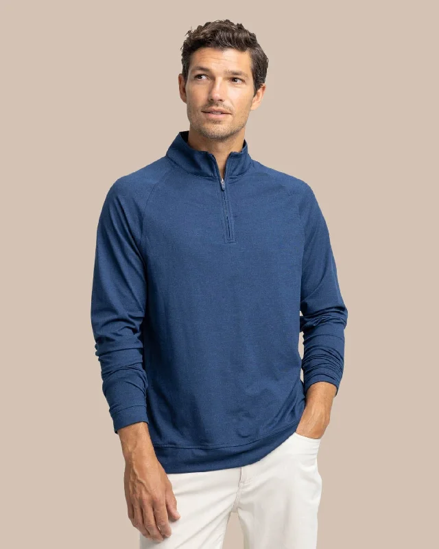 Men's Sweaters with Pockets and ZippersCruiser Heather Quarter Zip Pullover