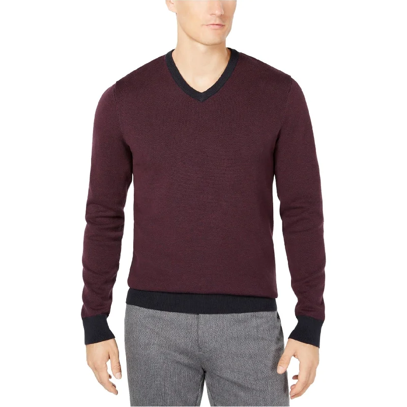 Men's Sweaters with Patch PocketsRyan Seacrest Mens Mixed Yarn Pullover Sweater