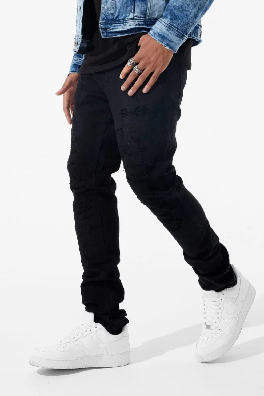 Flexible Men's JeansSean - Elmhurst Denim (Jet Black)