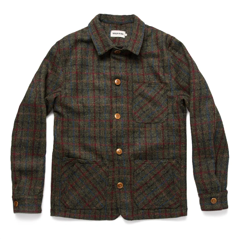 Functional Men's Ski JacketsThe Ojai Jacket in Harris Tweed Plaid