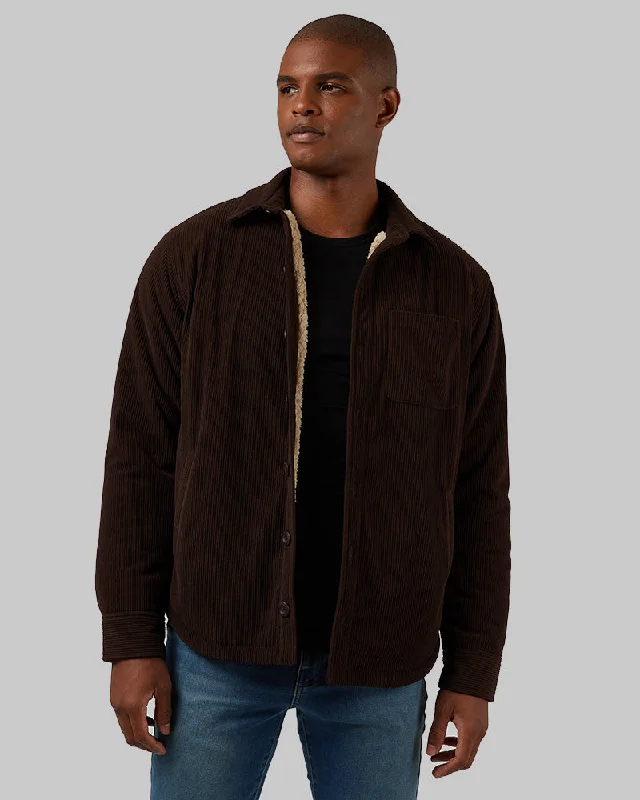 Men's Coats for Rainy WeatherMEN'S CORDUROY SHERPA-LINED SHIRT JACKET