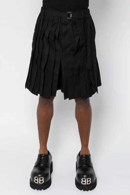 Sacai Chalk Stripe x Rip Stop Shorts