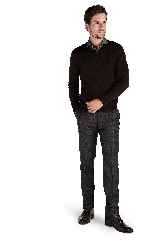 Men's Sweaters with Cable PatternsMen's Casual Fit Knitted Sweater