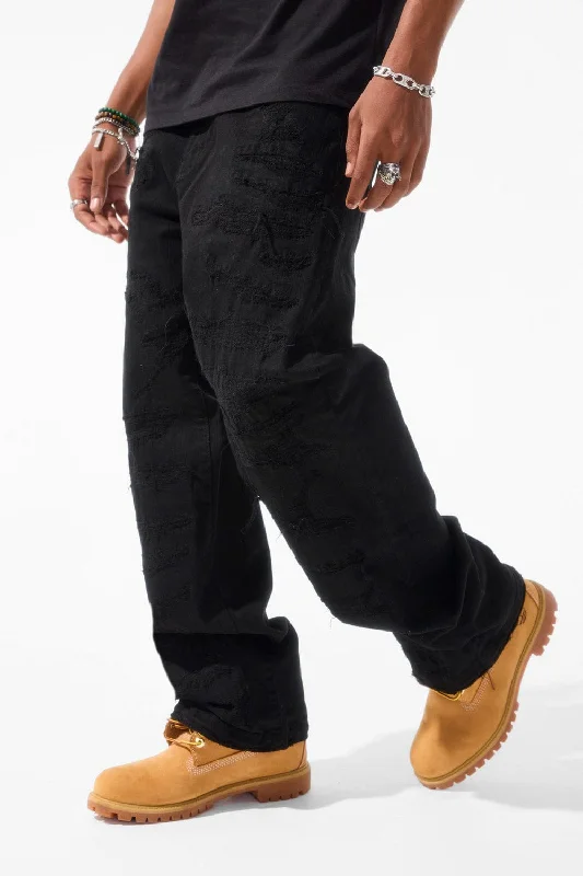 High-Waisted Men's JeansBrian - Bankhead Denim (Jet Black)