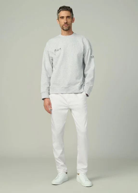 Men's Sweaters with ButtonsRELAXED CREWNECK SWEATSHIRT