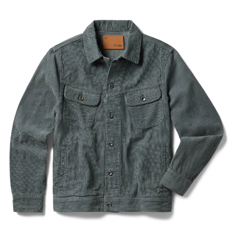 High-Quality Men's Duffle CoatsThe Long Haul Jacket in Storm Cord