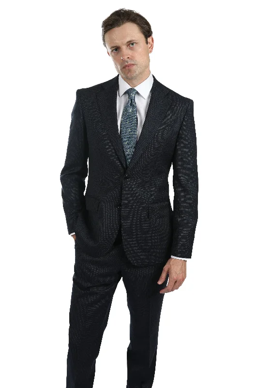 Dark Navy Brinsley Birdseye Jacket