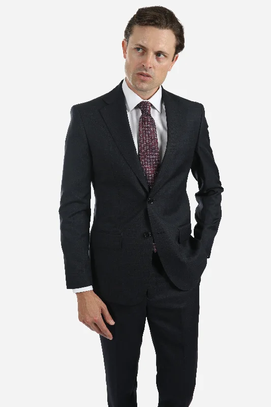 Dark Navy Brinsley Check Jacket