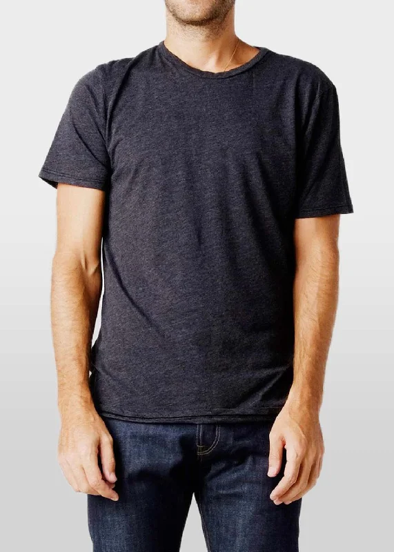 High-Quality Ripped Men's JeansBrooklyn Denim Co. Recycled Plastic Tee - Black