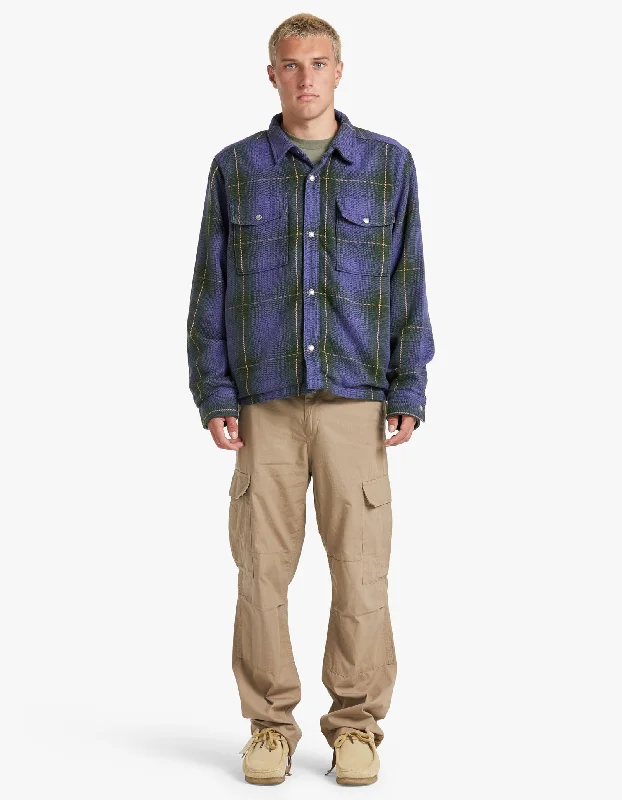 Men's Coats with Hand WarmersMens Valley Twill Utility Shacket - Pine Needle Large Half Dome Shadow Plaid Men's Coats with Hand WarmersMens Valley Twill Utility Shacket - Pine Needle Large Half Dome Shadow Plaid