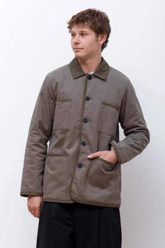 Men's Coats with Inner PocketsWorkwear Button Denham Jacket Olive