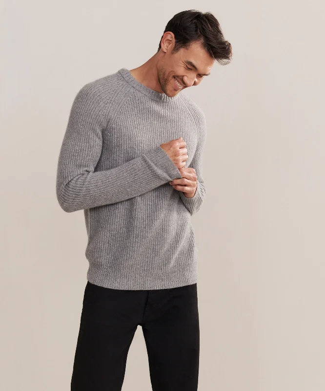 Men's Sweaters with Embroidered DesignsMen's Cashmere Fisherman