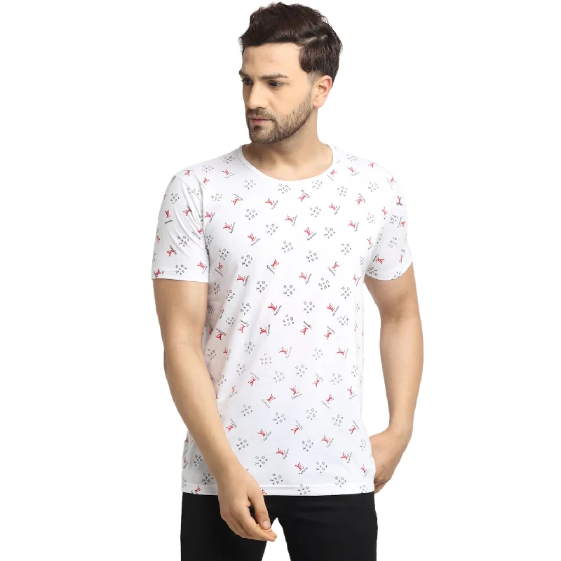 Men's Shirts with Appliqué DetailsMack JONNEY Men's Olive Printed Round Neck Tshirt Men's Shirts with Appliqué DetailsMack JONNEY Men's Olive Printed Round Neck Tshirt