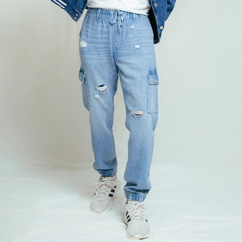 Men's Skinny Jeans with Stretch FabricRelaxed Fit Jogger