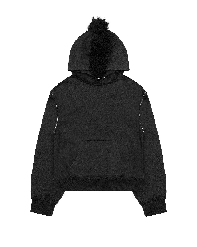 High-Quality Men's French Terry HoodiesMohawk Convertible Hoodie