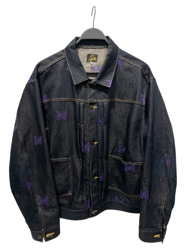 Men's Jeans for a Casual LookNeedles/Denim Jkt/M/Denim/IDG/All Over Print/purple butterfly Men's Jeans for a Casual LookNeedles/Denim Jkt/M/Denim/IDG/All Over Print/purple butterfly