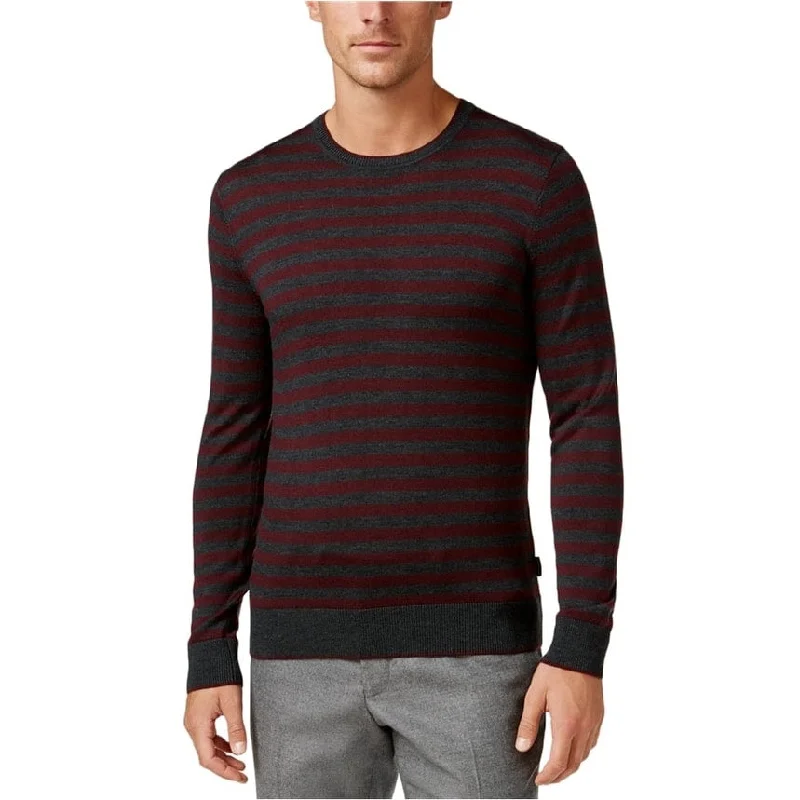 Men's Sweaters with SequinsMichael Kors Mens Knit Pullover Sweater, Grey, Large