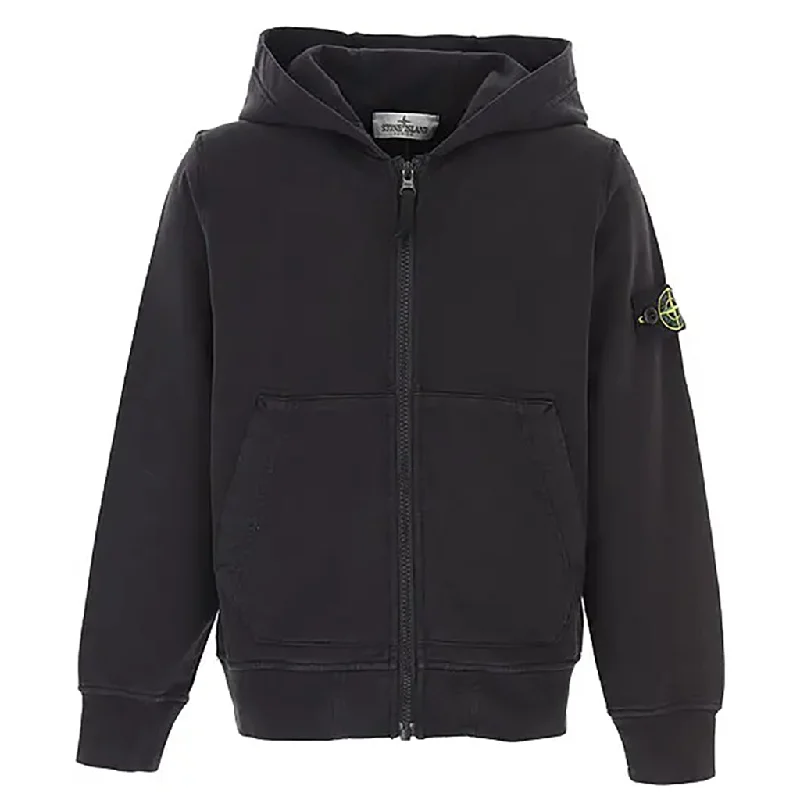 Men's Hoodies with Zipper DetailsBlack Zip Up Hoodie