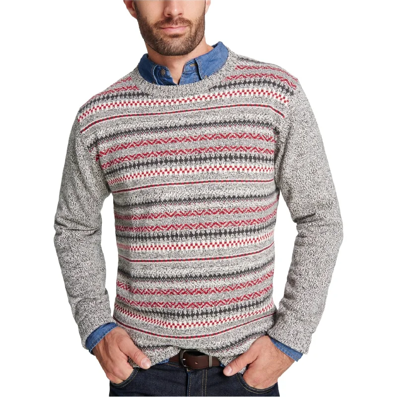 Men's Sweaters with Flat-Front DesignsWeatherproof Mens Fair Isle Pullover Sweater, Grey, XX-Large Men's Sweaters with Flat-Front DesignsWeatherproof Mens Fair Isle Pullover Sweater, Grey, XX-Large