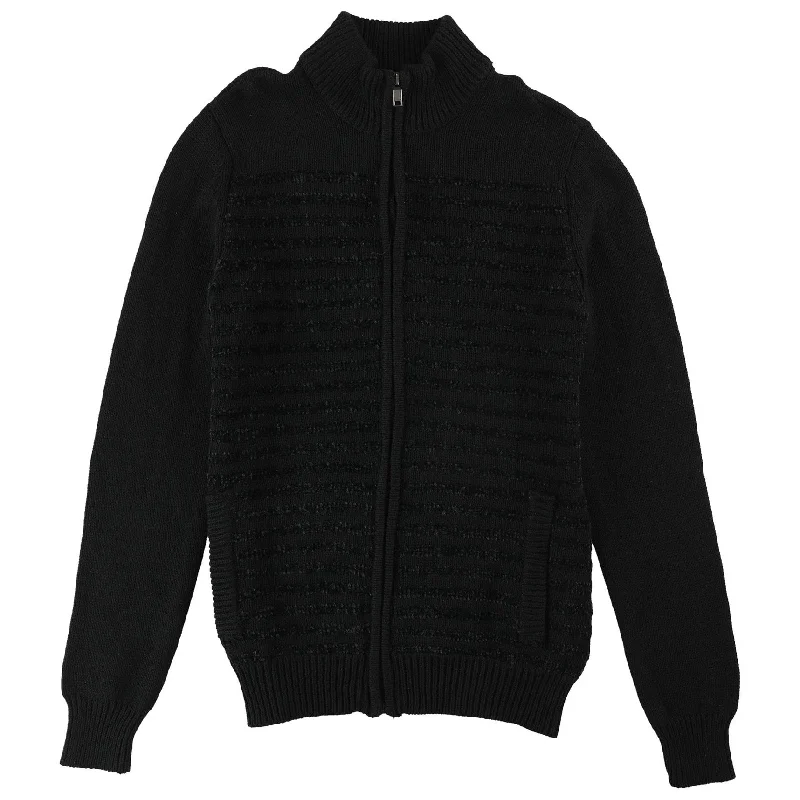 Men's Sweaters with Button-Up CollarsAlfani Mens Chenille Knit Sweater, Black, Small Men's Sweaters with Button-Up CollarsAlfani Mens Chenille Knit Sweater, Black, Small