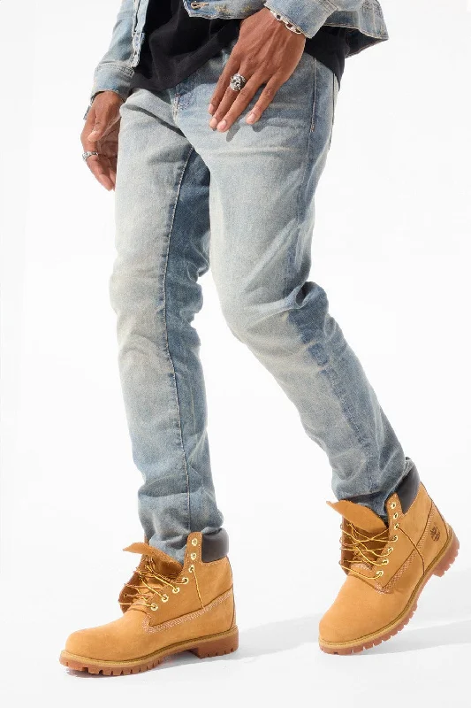 Men's Jeans with a Destroyed LookCollins - Meadowlands Pure Denim (Azure)