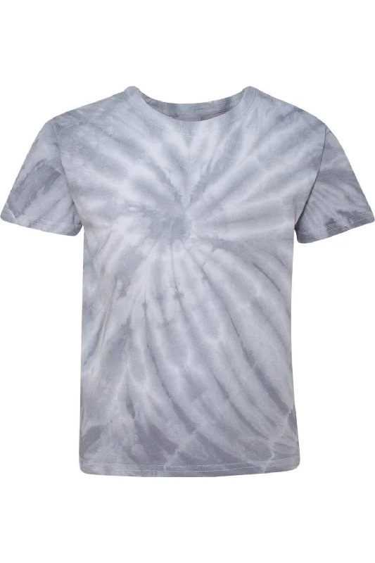Striped Men's TopsDyenomite Youth Cyclone Pinwheel Tie-Dyed T-Shirt