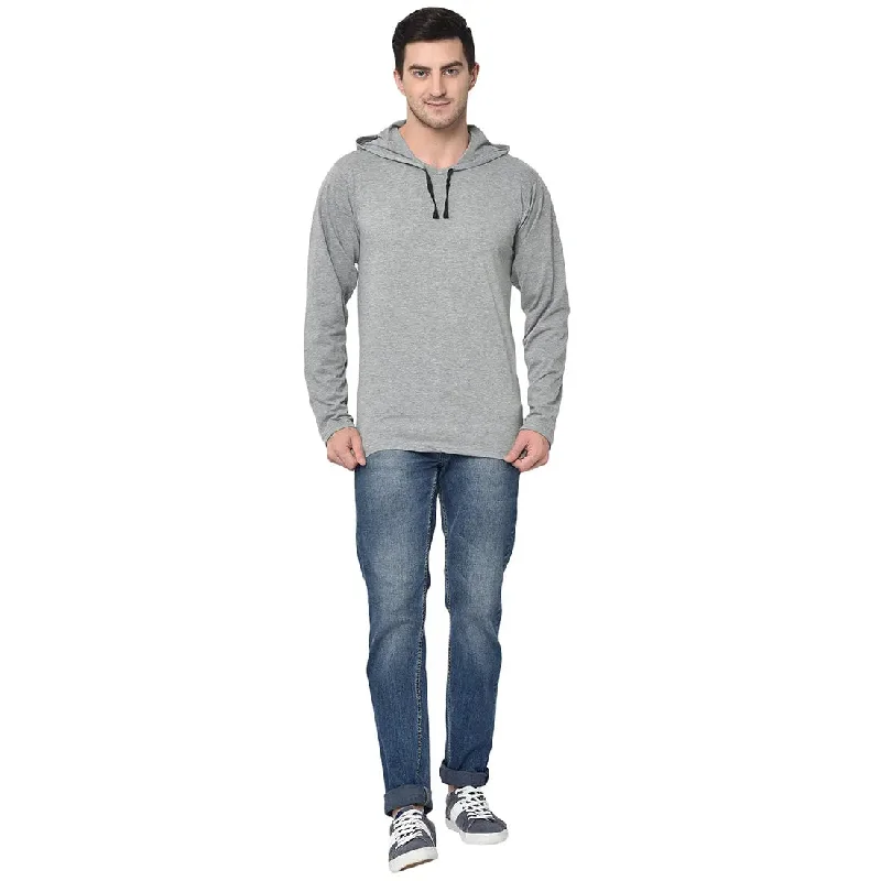 Men's Shirts with Adjustable CuffsMack Jonney Full Sleeve Silver T-shirt For Men's