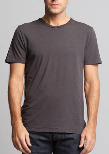 Oversized Relaxed-Fit Men's JeansBrooklyn Denim Co. Organic Cotton Tee - Charcoal