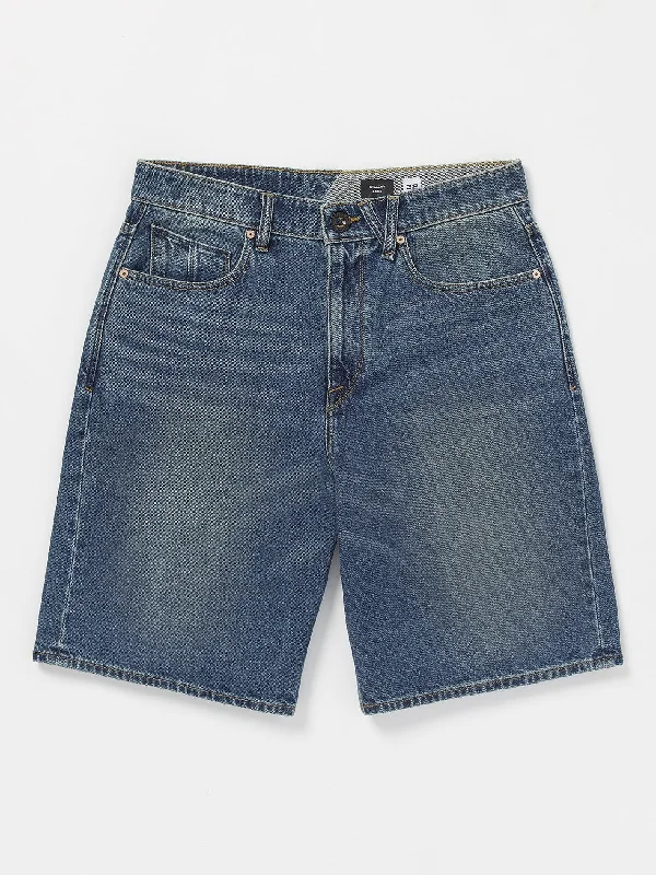 Men's Pants with Stain-Resistant TreatmentBillow Denim Shorts - Classic Blue