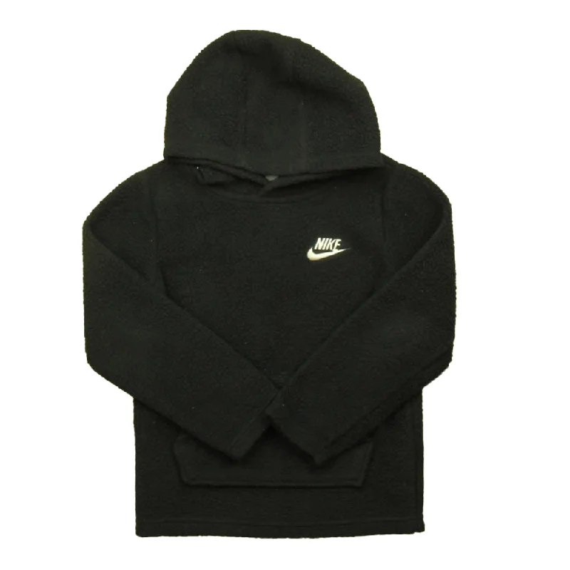 Men's Hoodies with Adjustable SleevesNike Girls Black | Fleece Hoodie