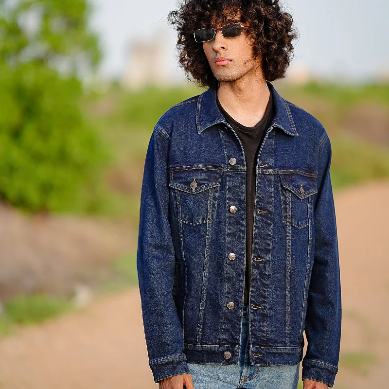 Classic Blue Men's JeansDark Blue Mens Jacket