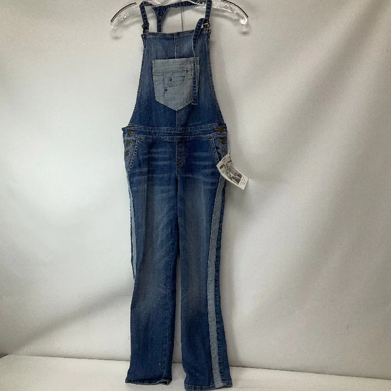 Men's Pants with UV ProtectionOveralls By Guess In Blue Denim, Size: 0